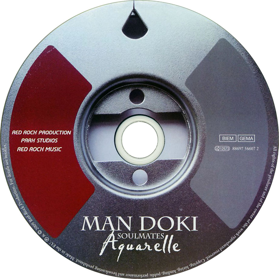 Cartula Cd de Man Doki Soulmates - Aquarelle