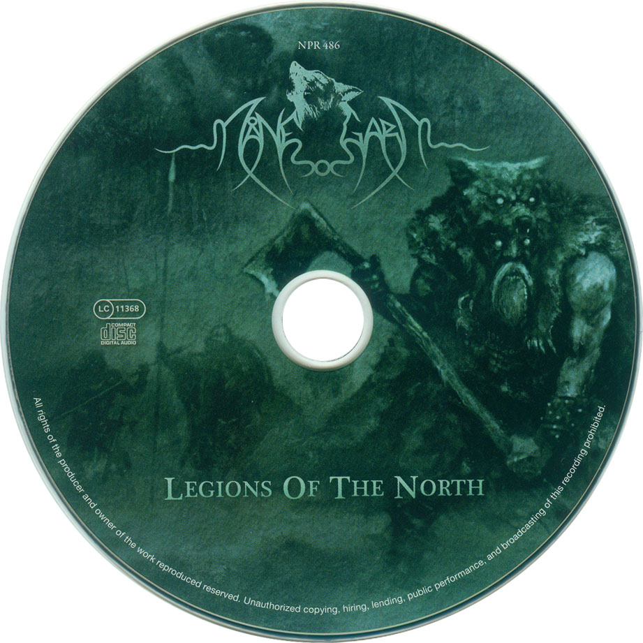 Cartula Cd de Manegarm - Legions Of The North (Limited Edition)
