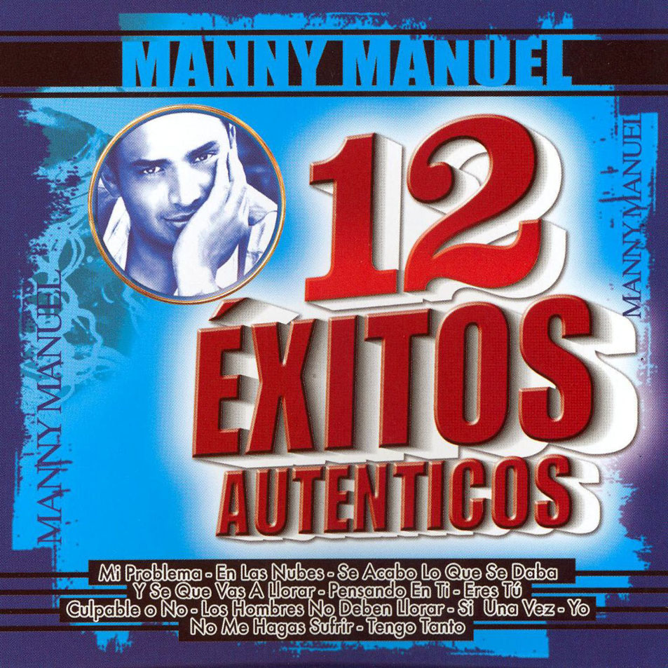 Cartula Frontal de Manny Manuel - 12 Exitos Autenticos