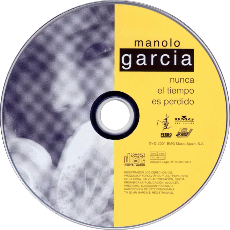 Car Tula Cd De Manolo Garcia Nunca El Tiempo Es Perdido Portada