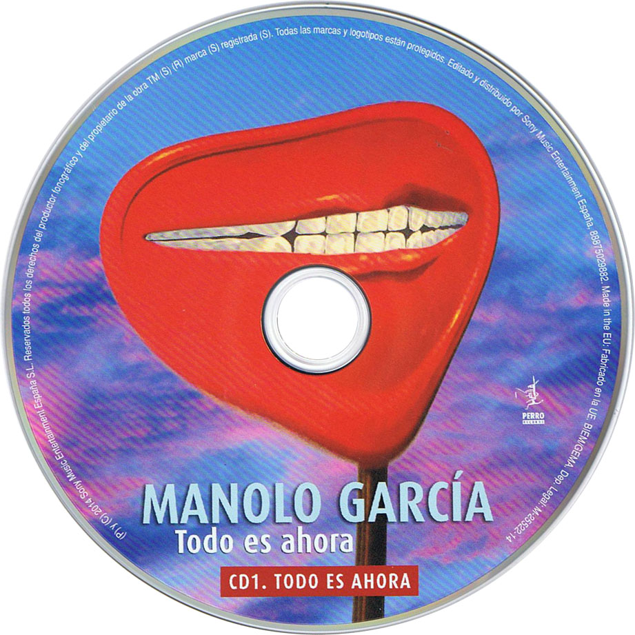 Cartula Cd1 de Manolo Garcia - Todo Es Ahora