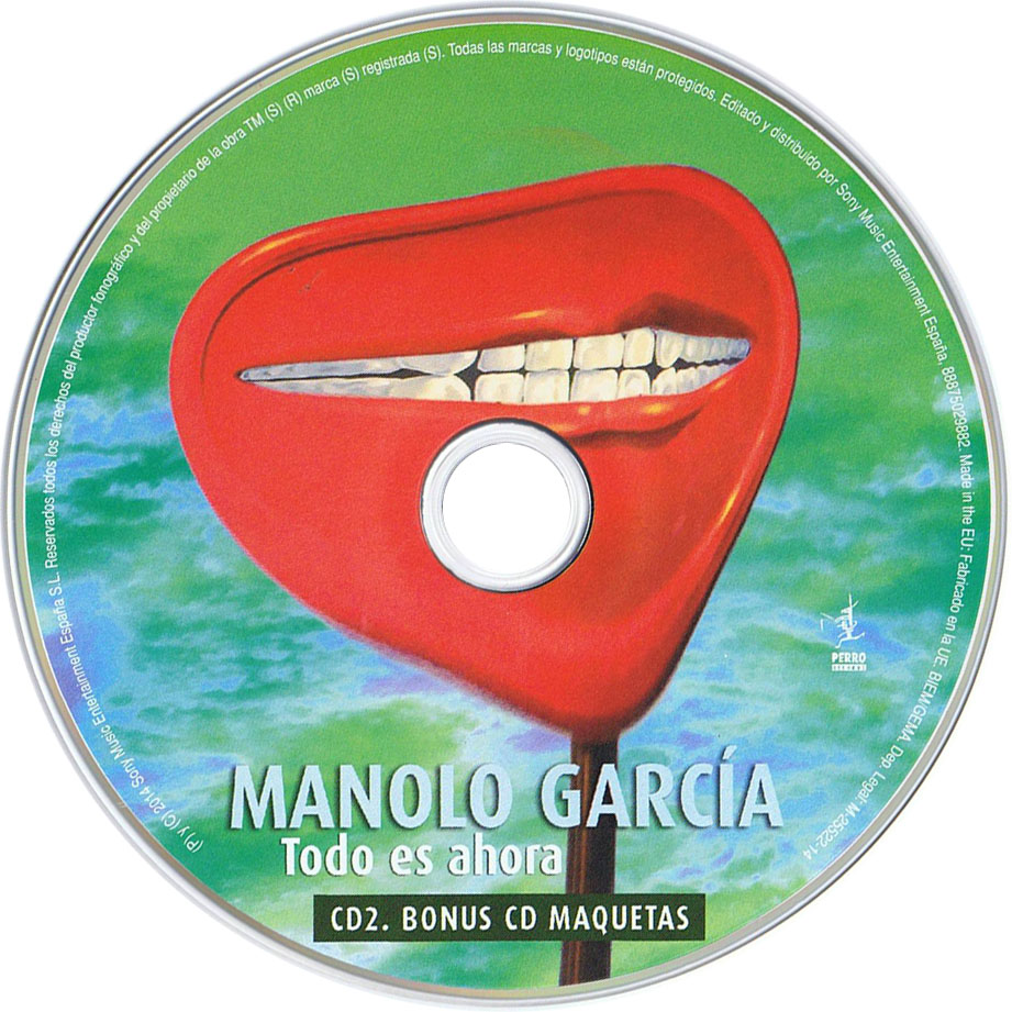 Cartula Cd2 de Manolo Garcia - Todo Es Ahora