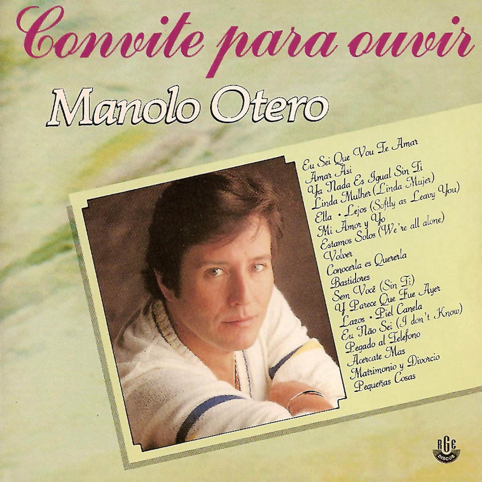 Cartula Frontal de Manolo Otero - Convite Para Ouvir