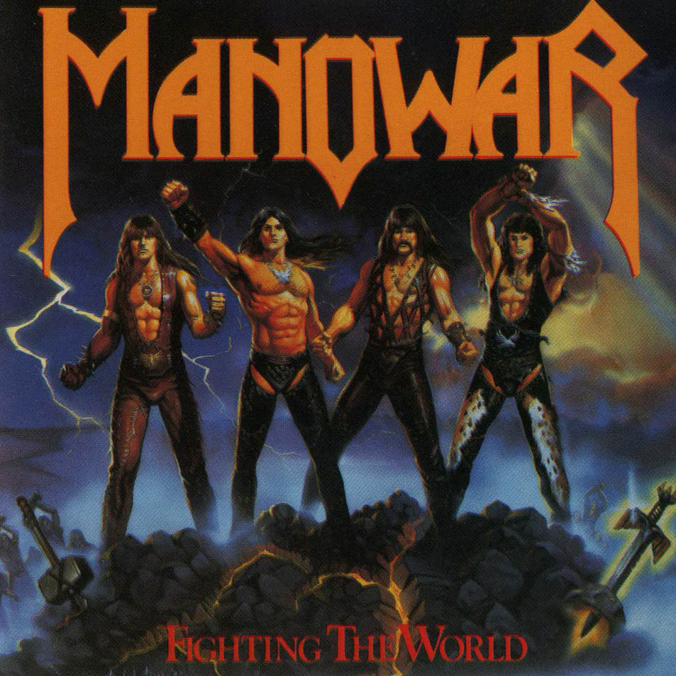 Cartula Frontal de Manowar - Fighting The World
