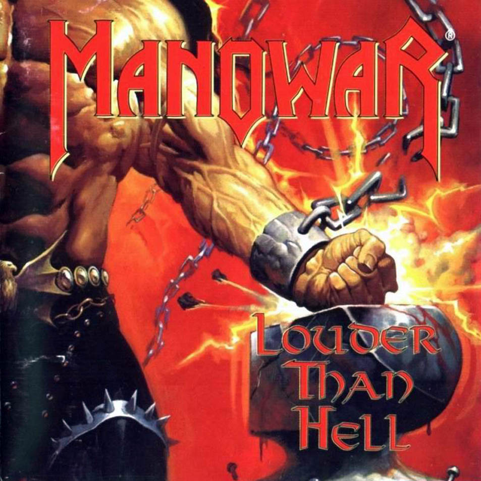 Cartula Frontal de Manowar - Louder Than Hell