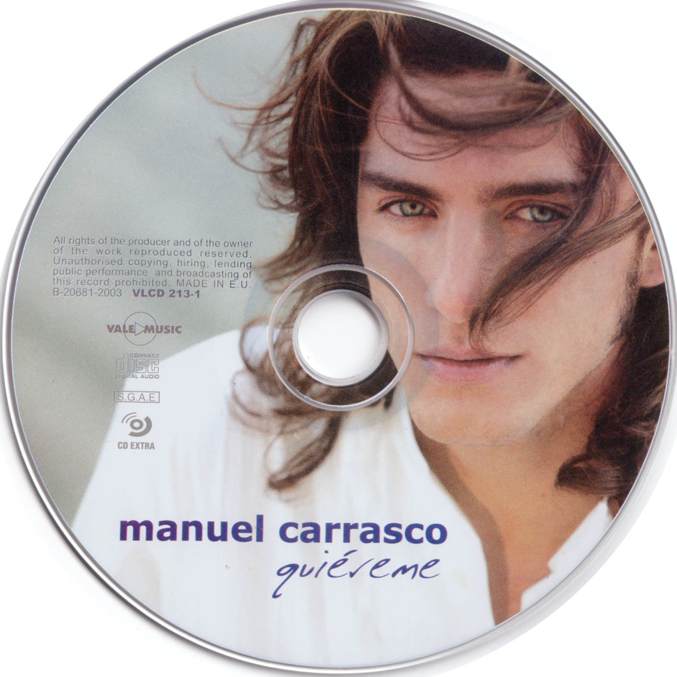 Cartula Cd de Manuel Carrasco - Quiereme