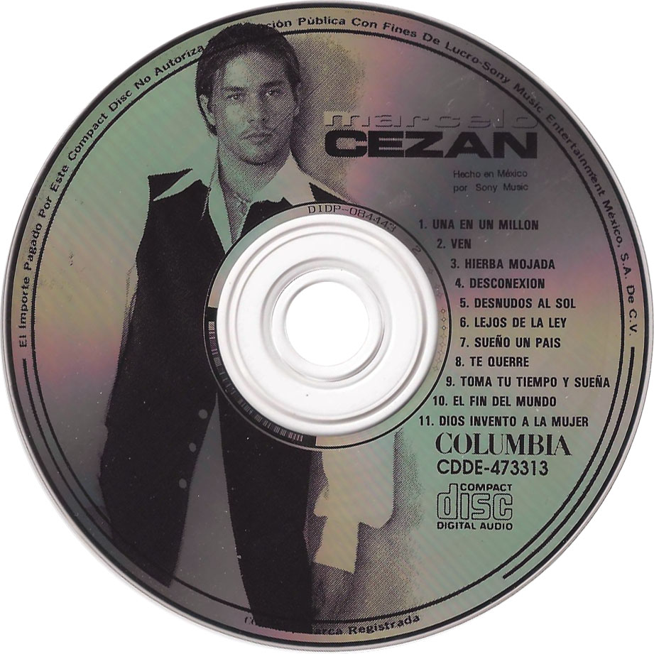 Cartula Cd de Marcelo Cezan - Marcelo Cezan