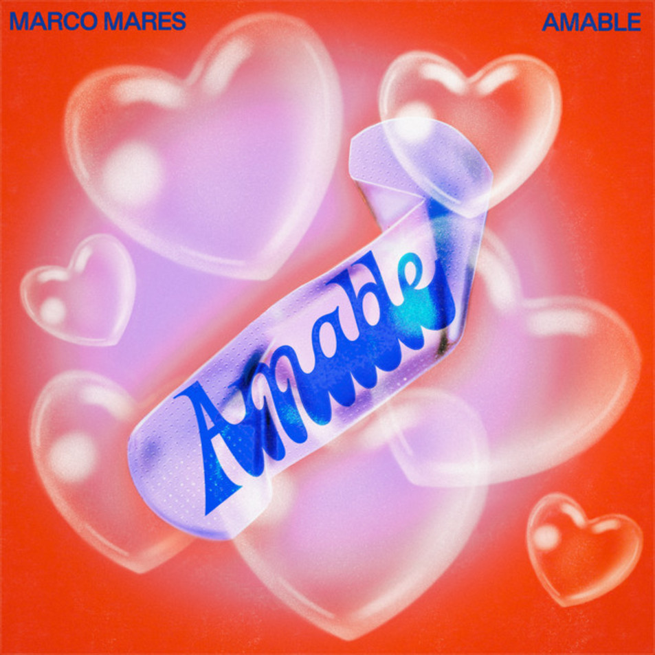 Cartula Frontal de Marco Mares - Amable (Cd Single)