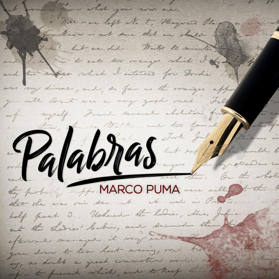 Cartula Frontal de Marco Puma - Palabras (Cd Single)