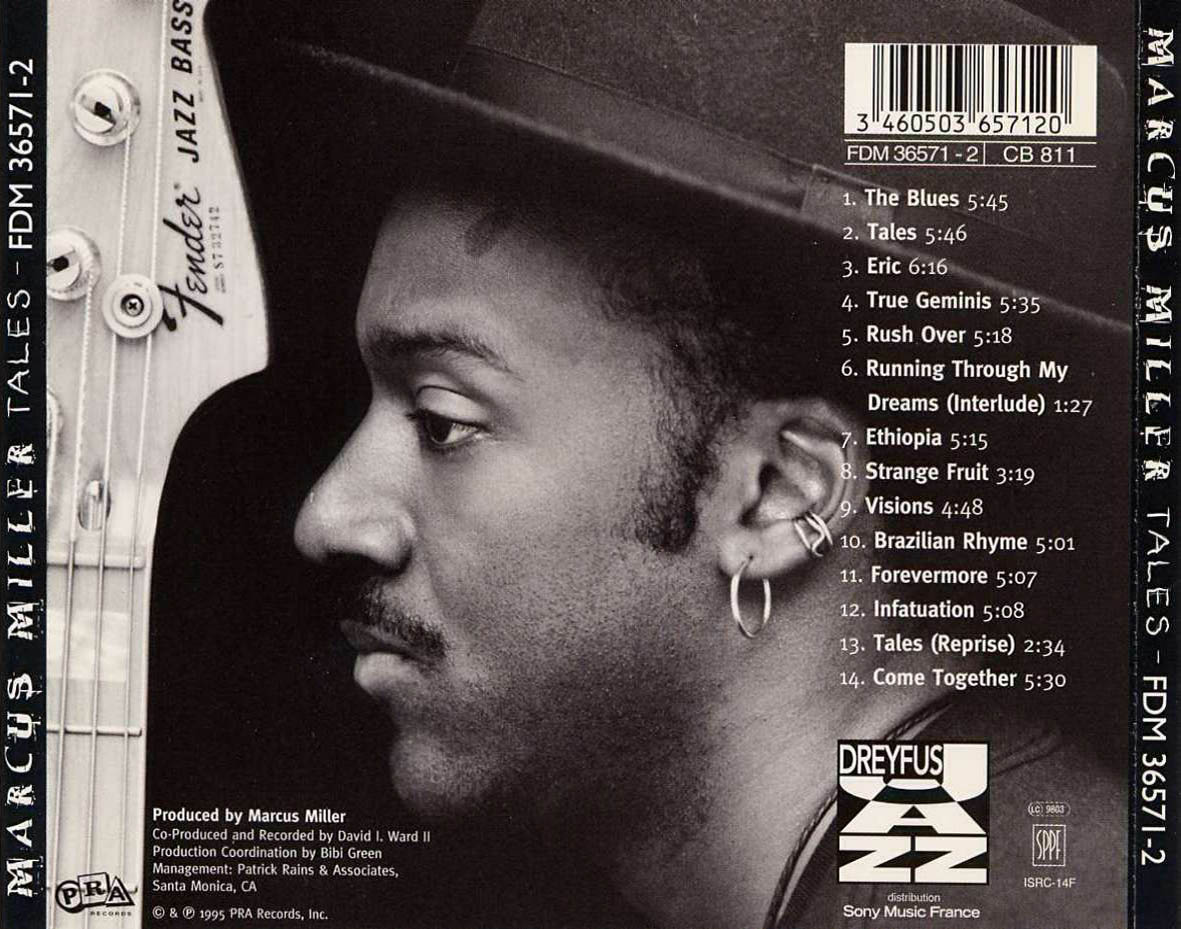 Cartula Trasera de Marcus Miller - Tales