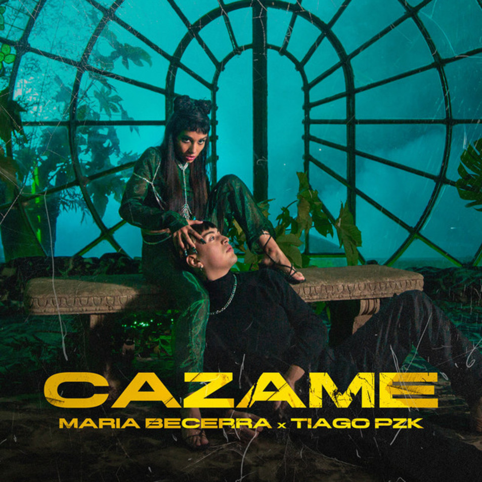 Cartula Frontal de Maria Becerra - Cazame (Featuring Tiago Pzk) (Cd Single)