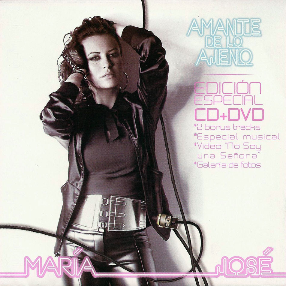 Cartula Frontal de Maria Jose - Amante De Lo Ajeno (Edicion Especial)