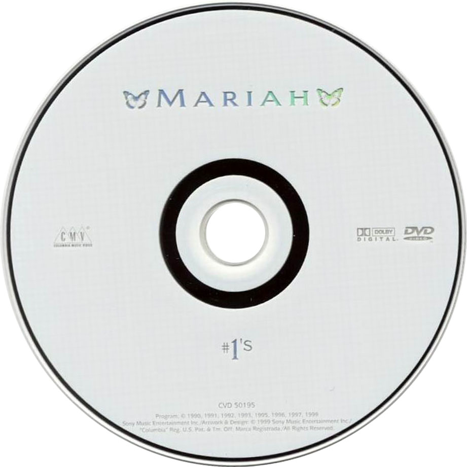 Cartula Dvd de Mariah Carey - 1's (Dvd)