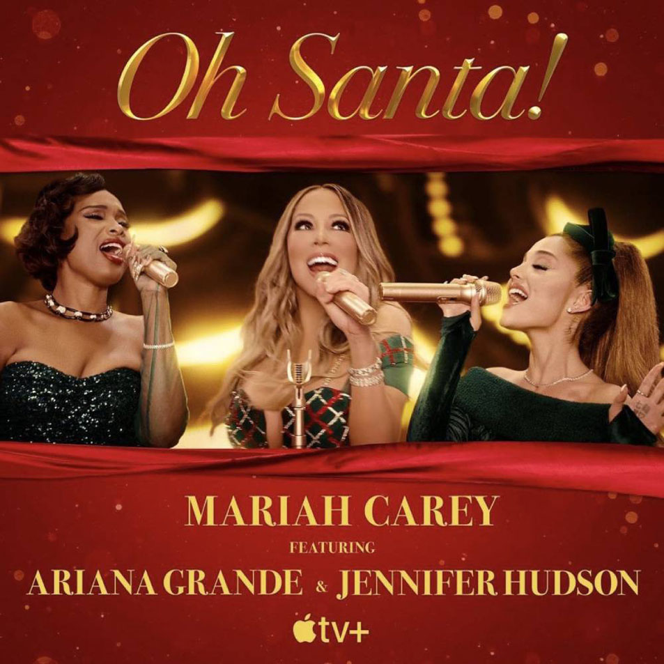 Cartula Frontal de Mariah Carey - Oh Santa! (Featuring Ariana Grande & Jennifer Hudson) (Cd Single)