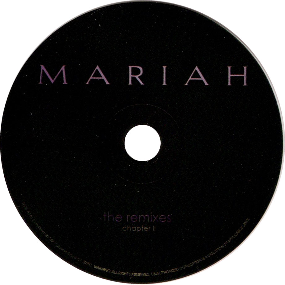 Cartula Cd de Mariah Carey - The Remixes: Chapter II