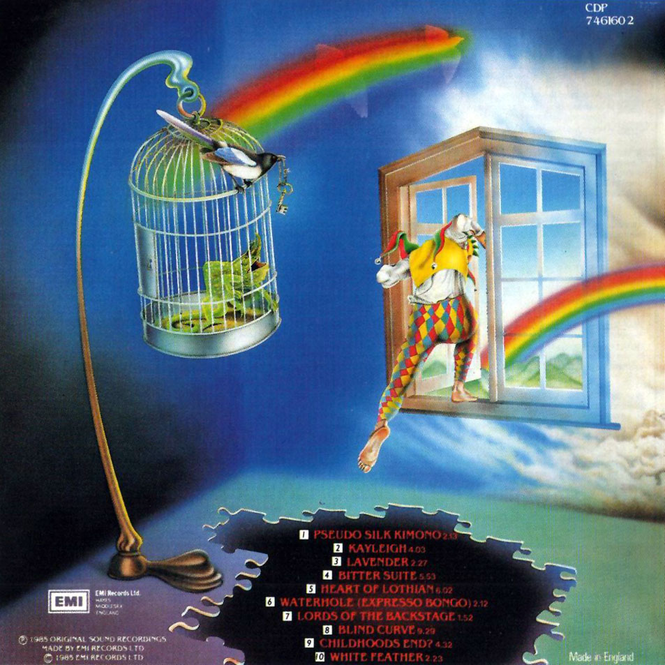 Cartula Interior Frontal de Marillion - Misplaced Childhood