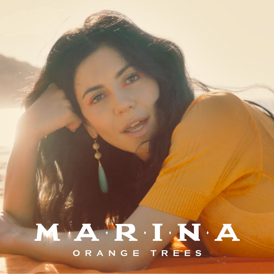 Cartula Frontal de Marina - Orange Trees (Cd Single)