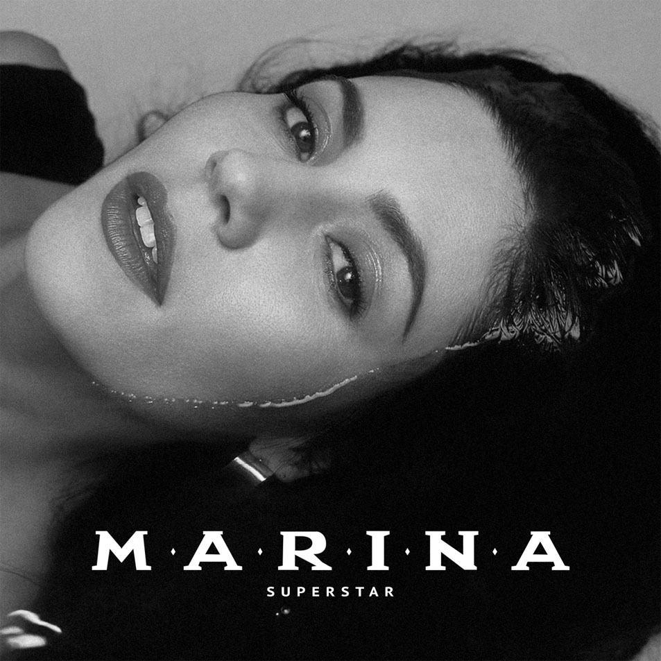 Cartula Frontal de Marina - Superstar (Cd Single)