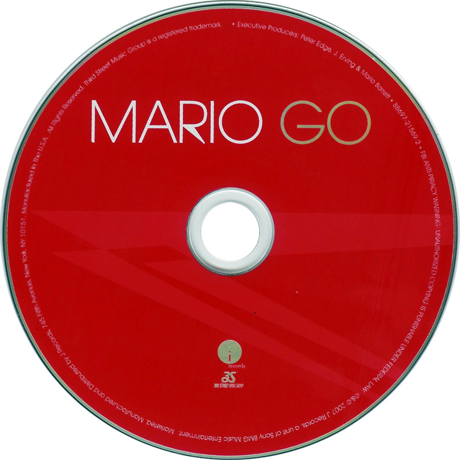 Cartula Cd de Mario - Go