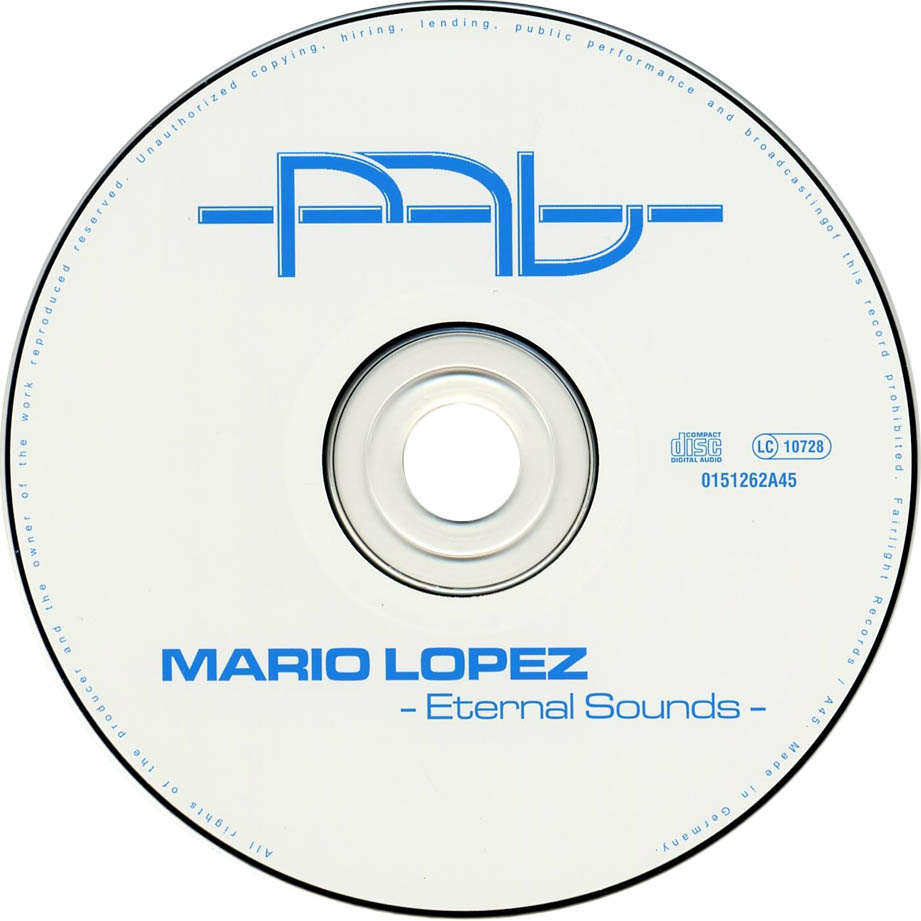 Cartula Cd de Mario Lopez - Eternal Sounds