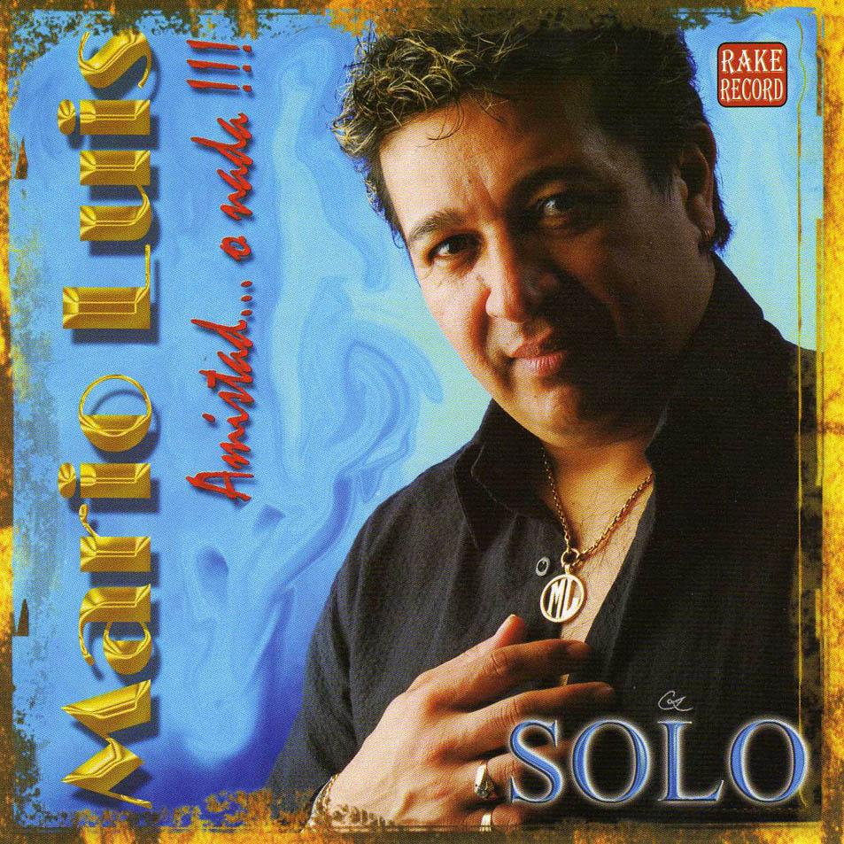 Cartula Frontal de Mario Luis - Solo