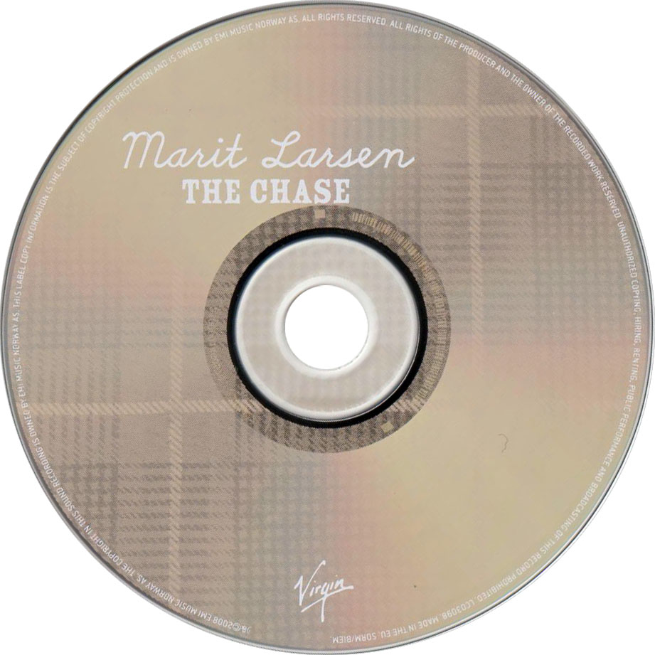 Cartula Cd de Marit Larsen - The Chase