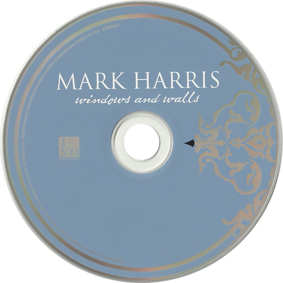 Cartula Cd de Mark Harris - Windows And Walls