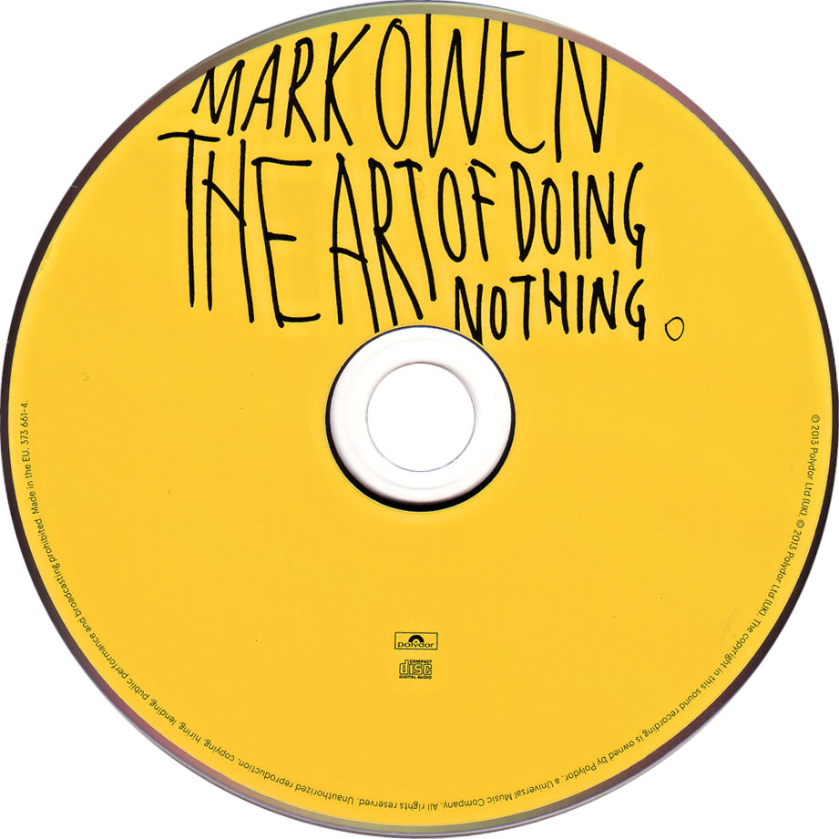 Cartula Cd de Mark Owen - The Art Of Doing Nothing