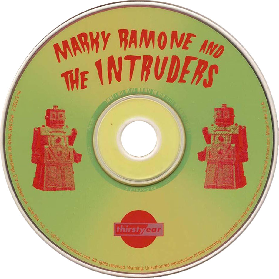 Cartula Cd de Marky Ramone & The Intruders - Marky Ramone & The Intruders