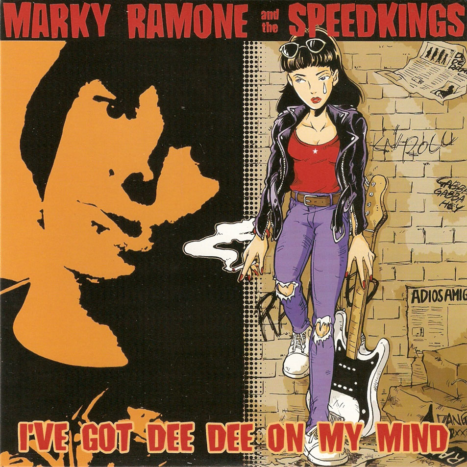 Cartula Frontal de Marky Ramone & The Speedkings - I've Got Dee Dee On My Mind / Chinese Rocks (Cd Single)