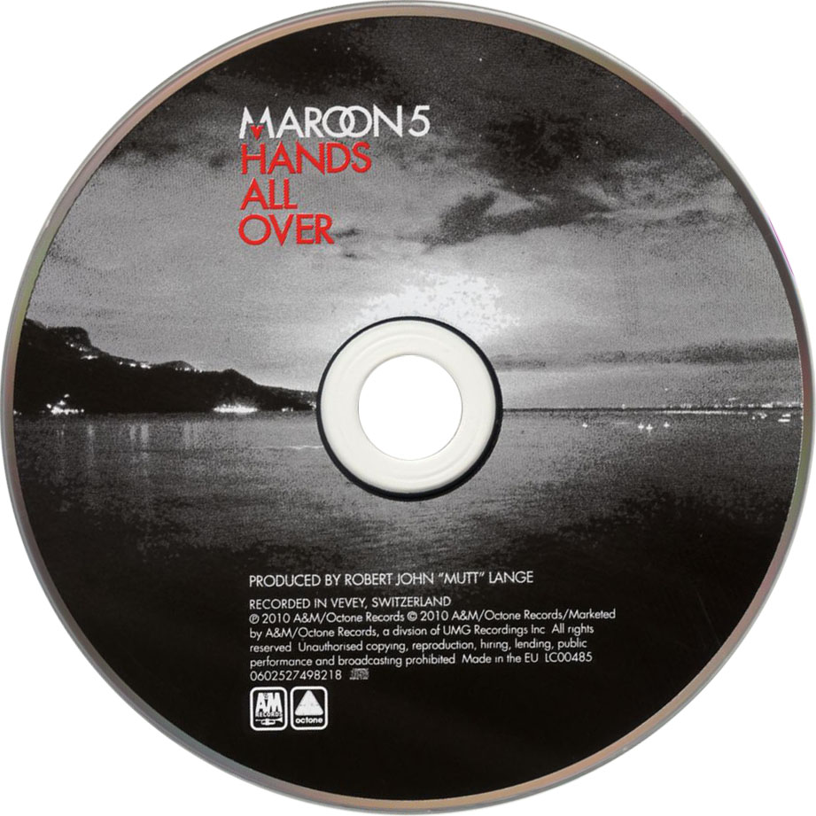 Carátula Cd de Maroon 5 - Hands All Over (Deluxe Edition)