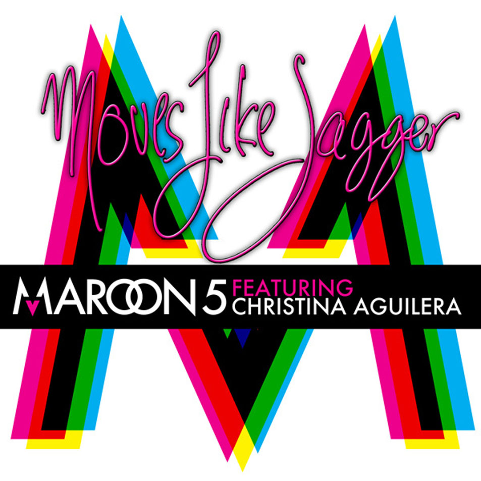 Carátula Frontal de Maroon 5 - Moves Like Jagger (Featuring Christina Aguilera) (Cd Single)