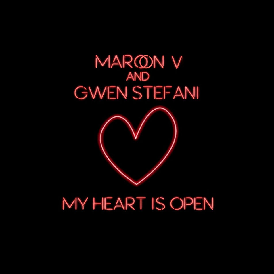 Carátula Frontal de Maroon 5 - My Heart Is Open (Featuring Gwen Stefani) (Cd Single)