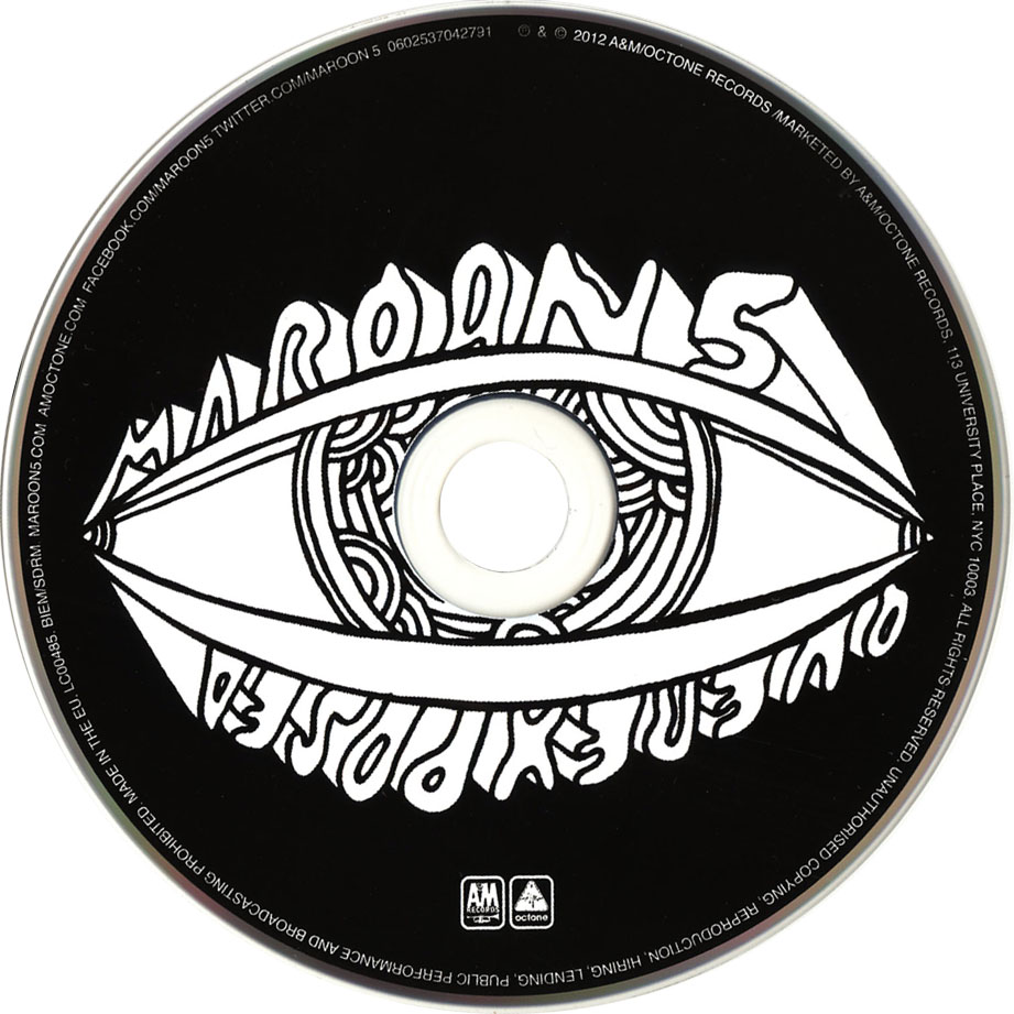 Carátula Cd de Maroon 5 - Overexposed (Deluxe Edition)