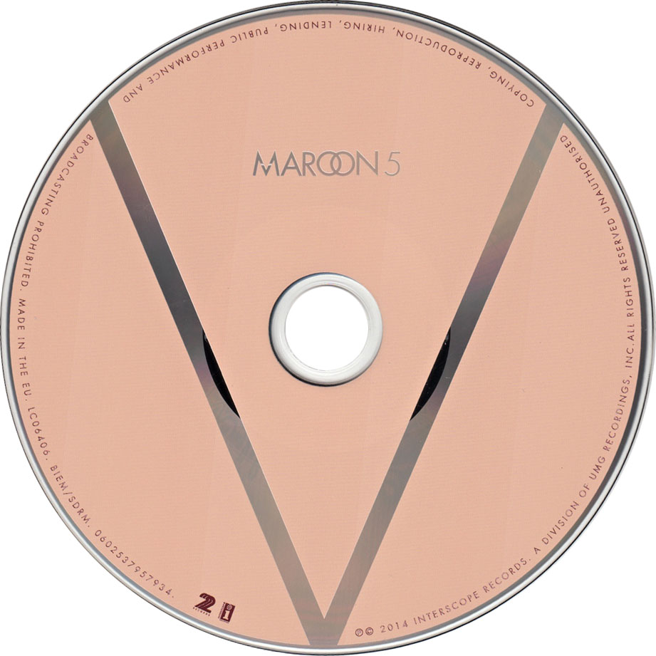 Carátula Cd de Maroon 5 - V (Deluxe Edition)