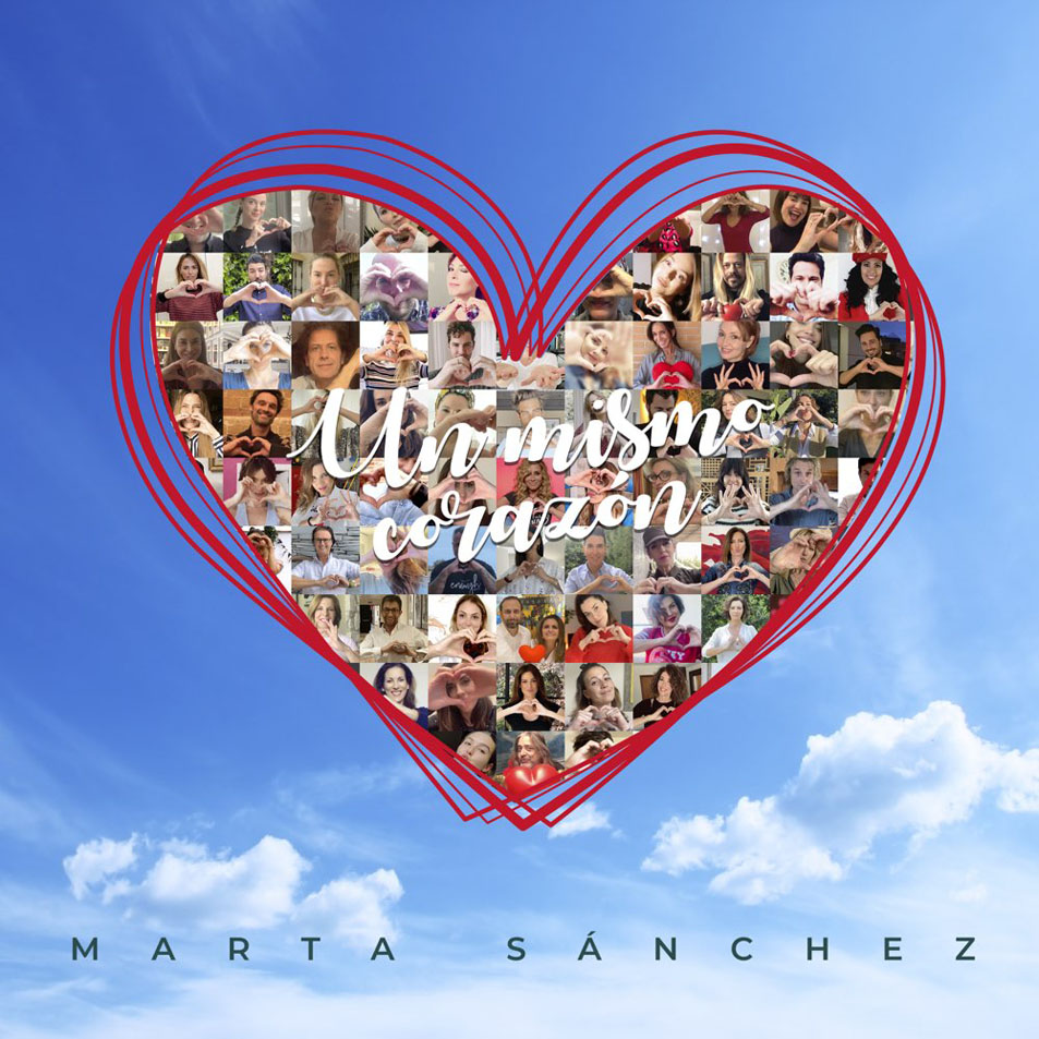 Cartula Frontal de Marta Sanchez - Un Mismo Corazon (Cd Single)