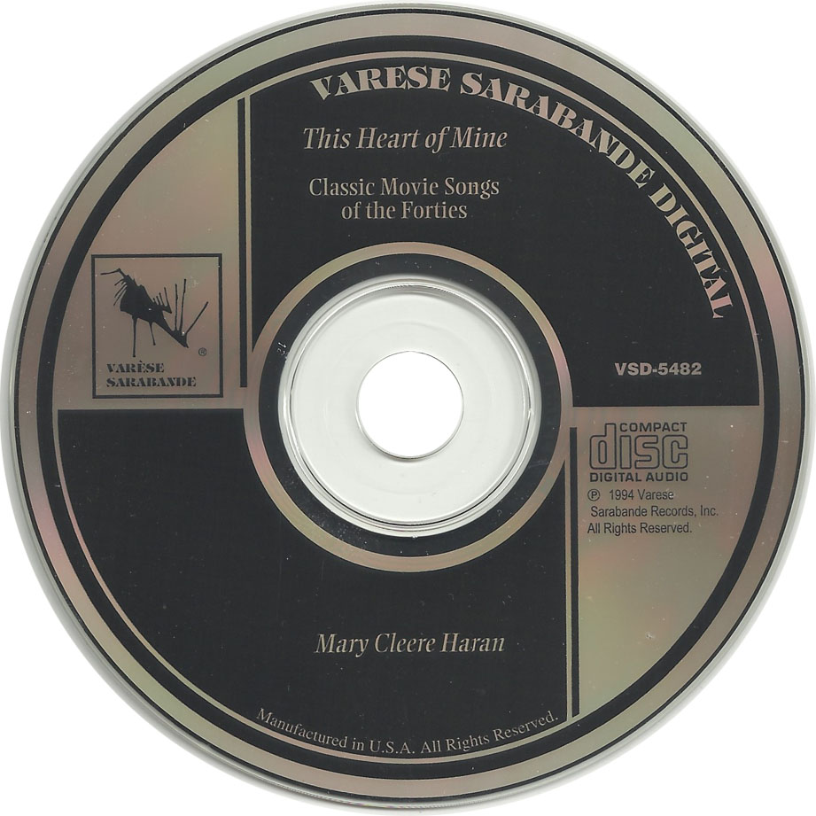 Cartula Cd de Mary Cleere Haran - This Heart Of Mine