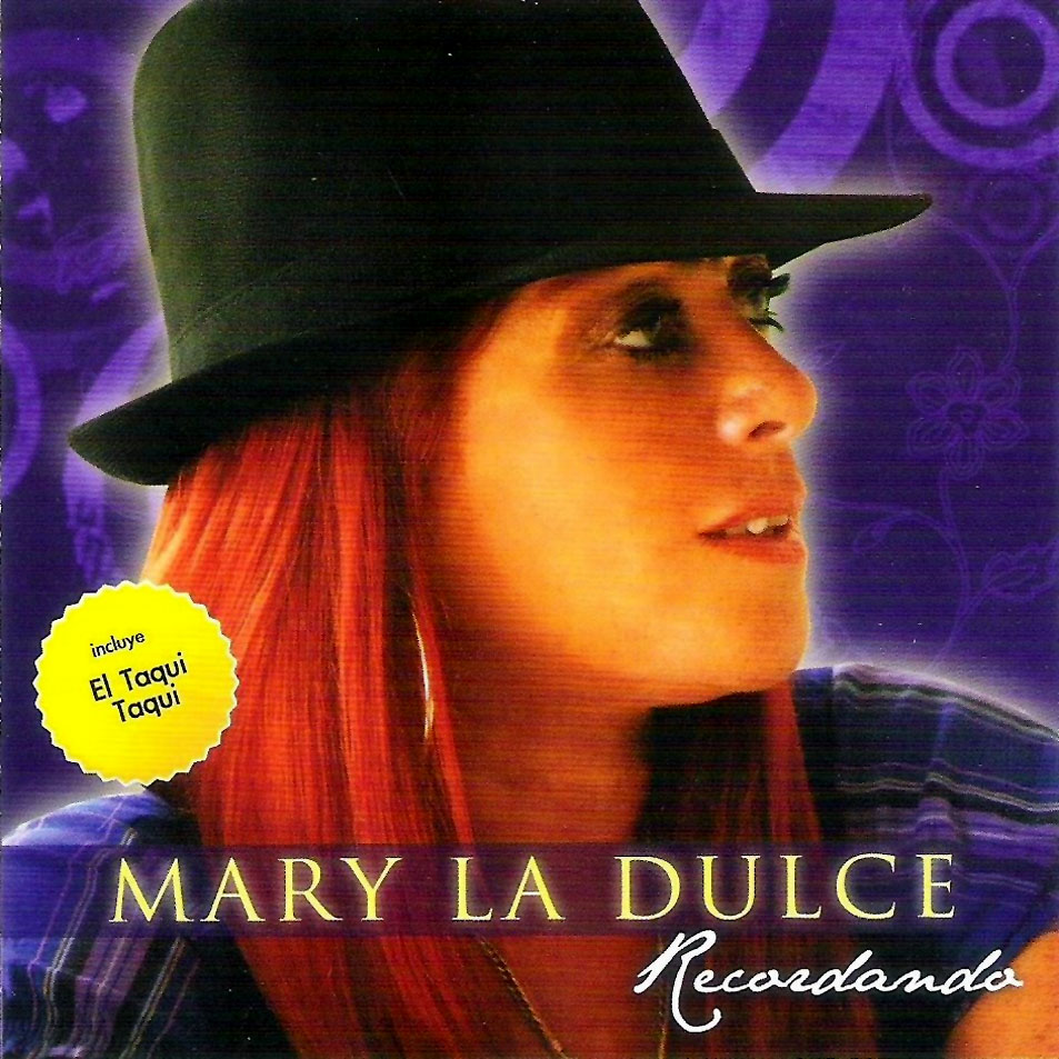 Cartula Frontal de Mary La Dulce - Recordando
