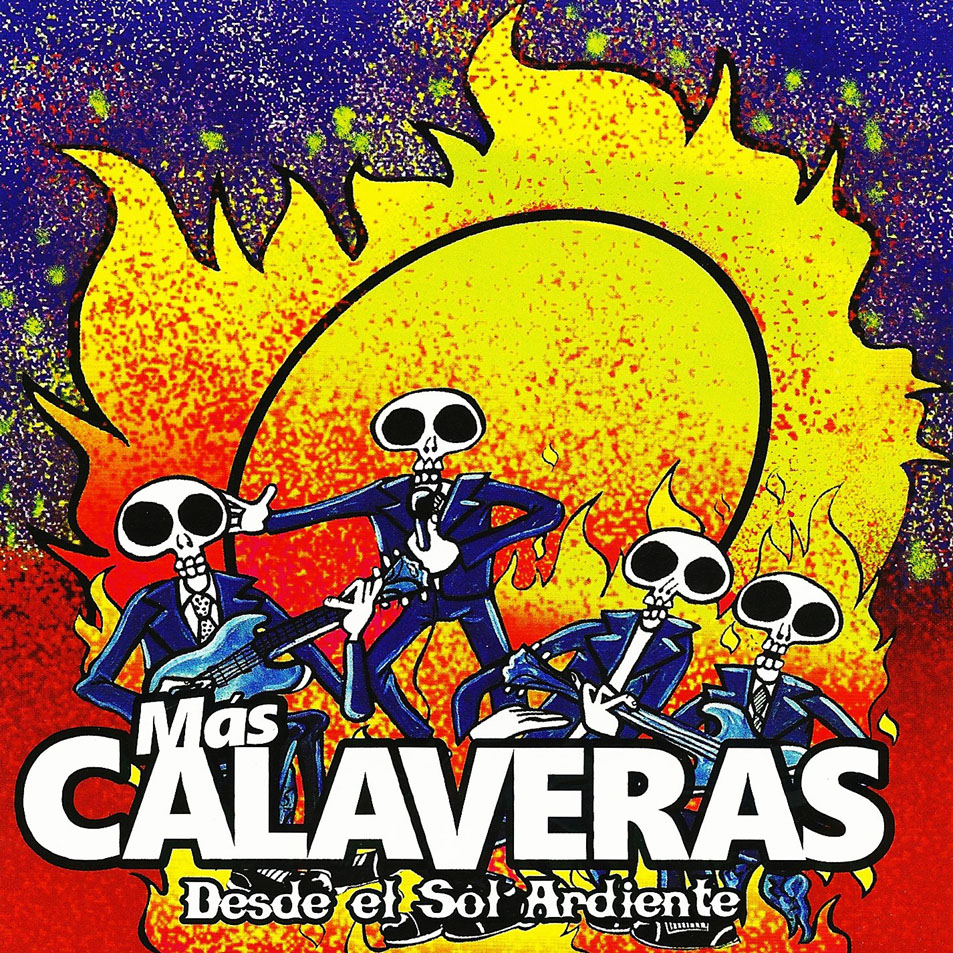 Cartula Frontal de Mas Calaveras - Desde El Sol Ardiente
