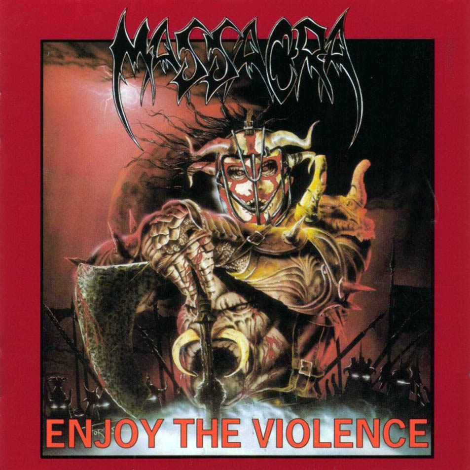 Cartula Frontal de Massacra - Enjoy The Violence