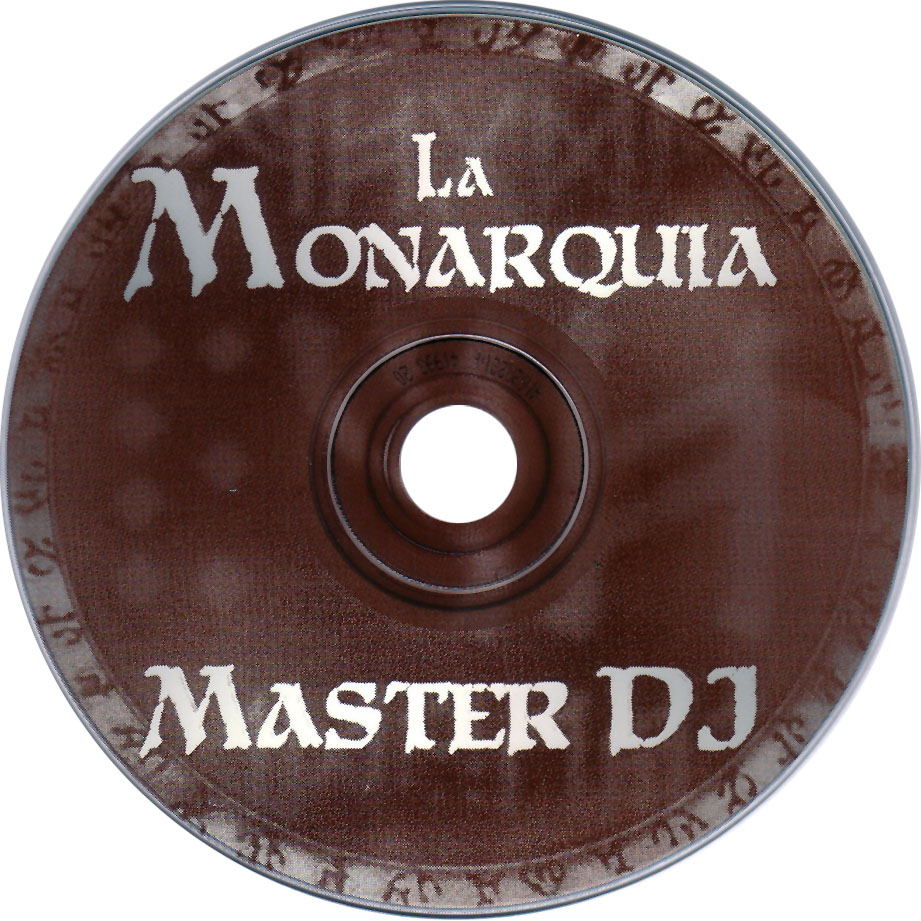 Cartula Cd de Master Dj - La Monarquia