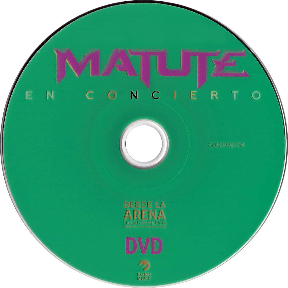 Cartula Dvd de Matute - Matute (En Concierto Desde La Arena Ciudad De Mexico)