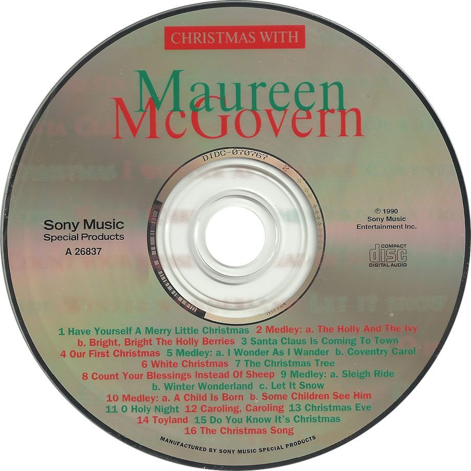 Cartula Cd de Maureen Mcgovern - Christmas With Maureen Mcgovern