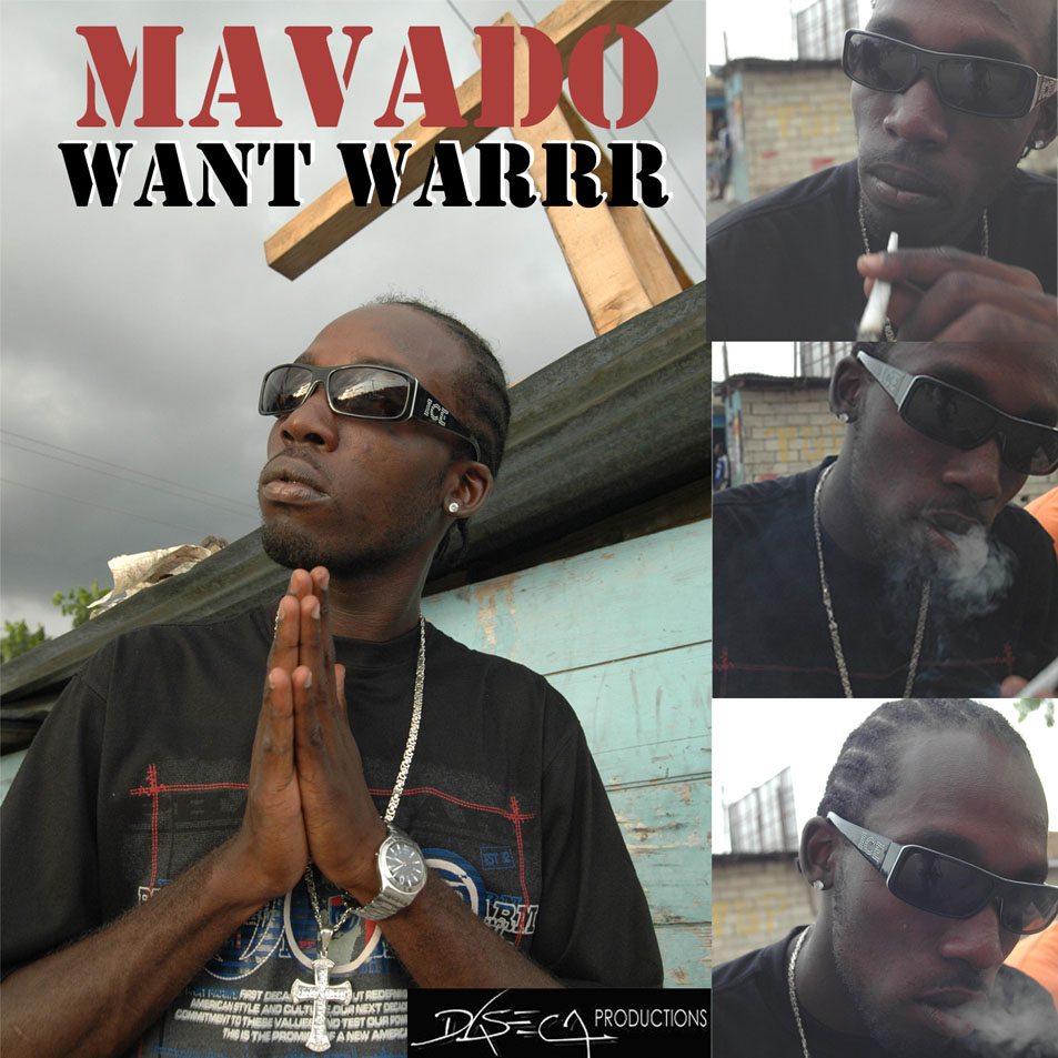 Cartula Frontal de Mavado - Want Warrr (Cd Single)