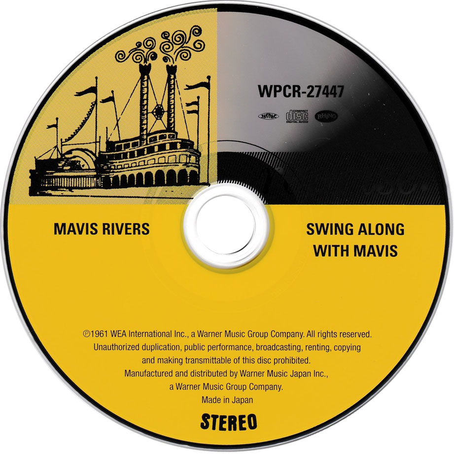 Cartula Cd de Mavis Rivers - Swing Along With Mavis
