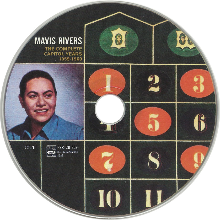 Cartula Cd1 de Mavis Rivers - The Capitol Years 1959-1960