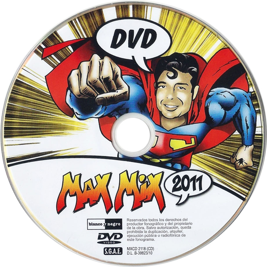 Cartula Dvd de Max Mix 2011