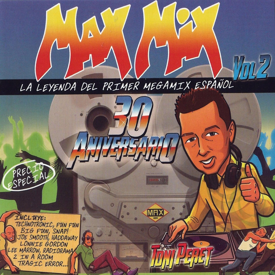 Cartula Frontal de Max Mix 30 Aniversario Volumen 2