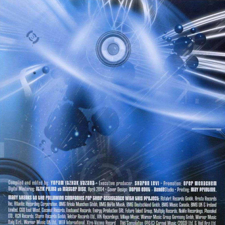 Cartula Interior Frontal de Maximum Dance 2004