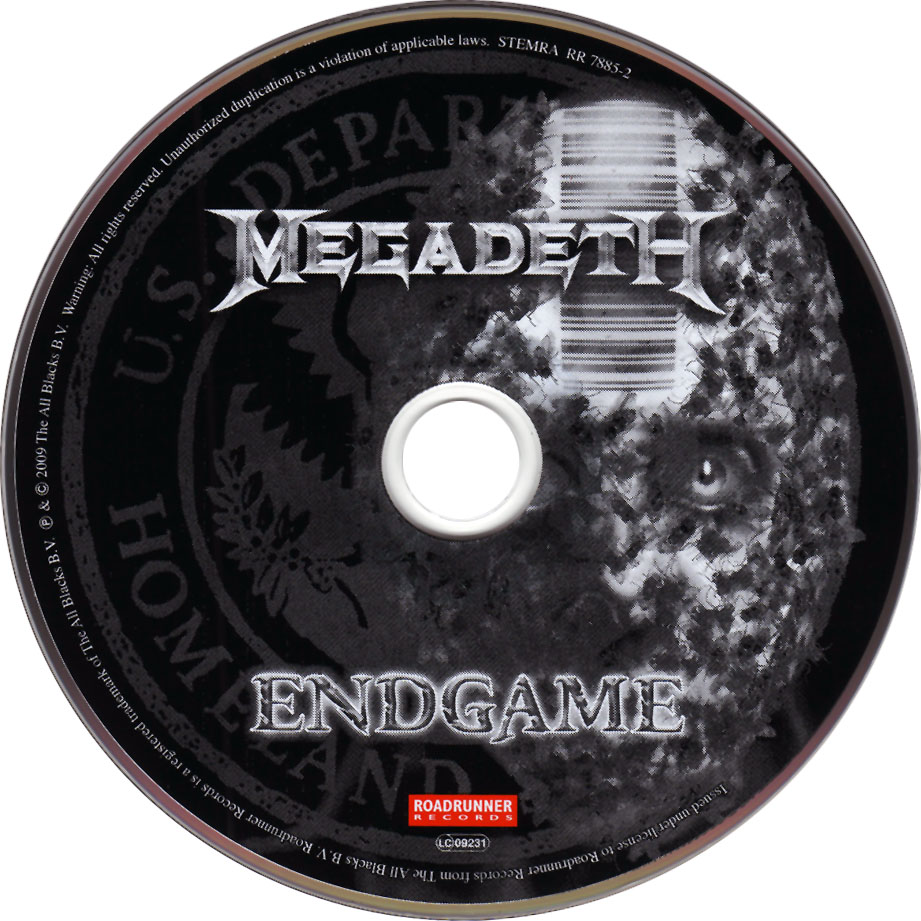 Cartula Cd de Megadeth - Endgame